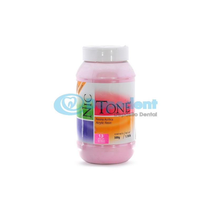 ACRILICO AUTOCURABLE ORTODONCIA COLOR 13 500 GR NIC TONE