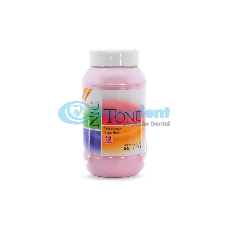 ACRILICO AUTOCURABLE ORTODONCIA COLOR 15 500 GR NIC TONE
