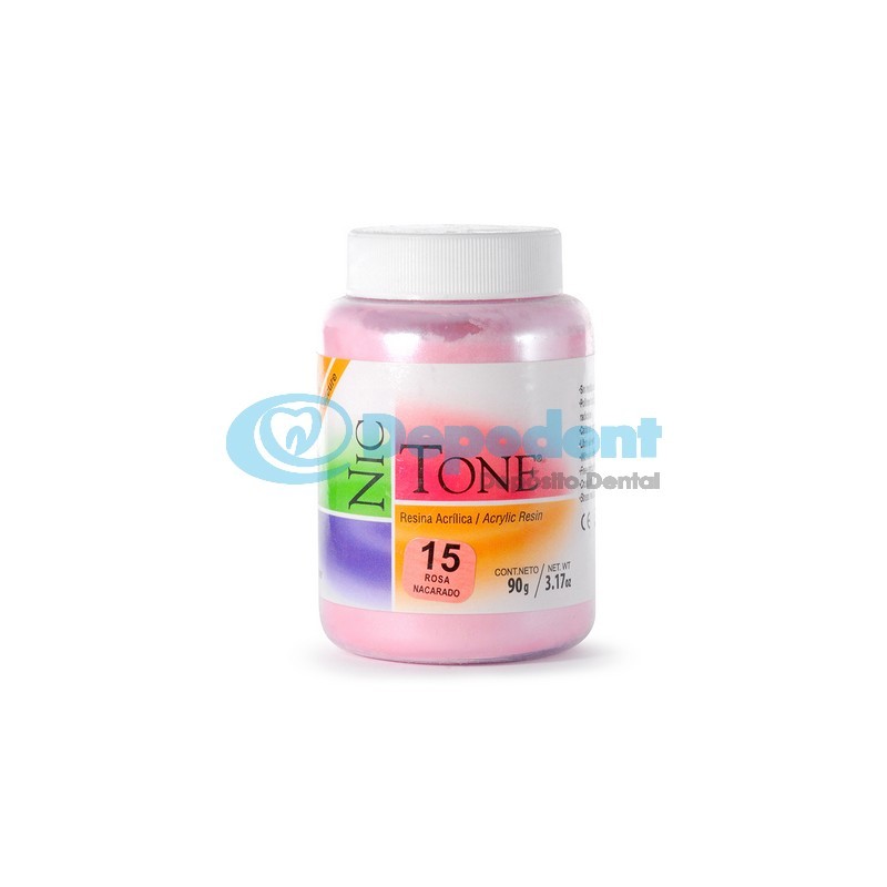 ACRILICO AUTOCURABLE ORTODONCIA COLOR 15 90 GR NIC TONE