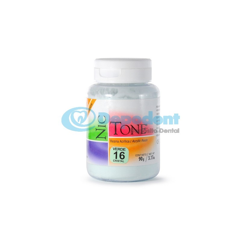 ACRILICO AUTOCURABLE ORTODONCIA COLOR 16 90 GR NIC TONE