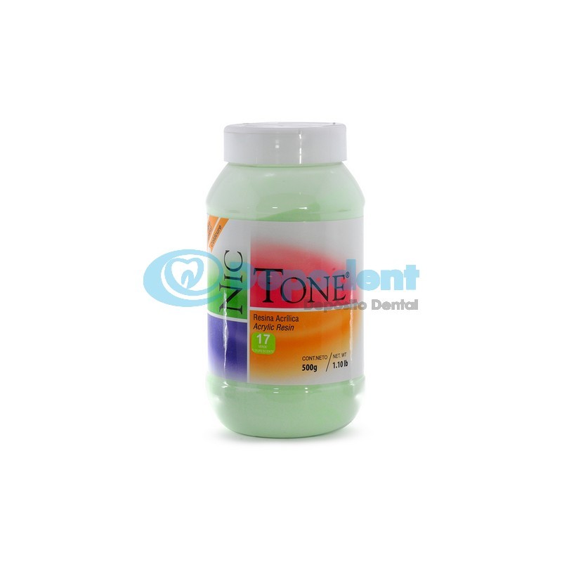 ACRILICO AUTOCURABLE ORTODONCIA COLOR 17 500 GR NIC TONE