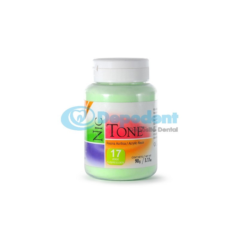 ACRILICO AUTOCURABLE ORTODONCIA COLOR 17 90 GR NIC TONE