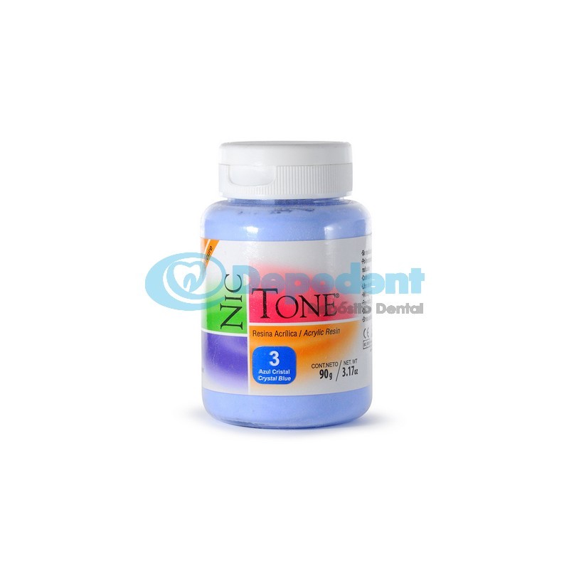 ACRILICO AUTOCURABLE ORTODONCIA COLOR 3 90 GR NIC TONE
