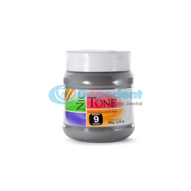 ACRILICO AUTOCURABLE ORTODONCIA COLOR 9 190 GR NIC TONE