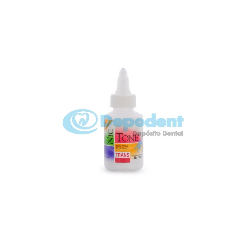 ACRILICO AUTOCURABLE TRANSPARENTE 35 GR NIC TONE
