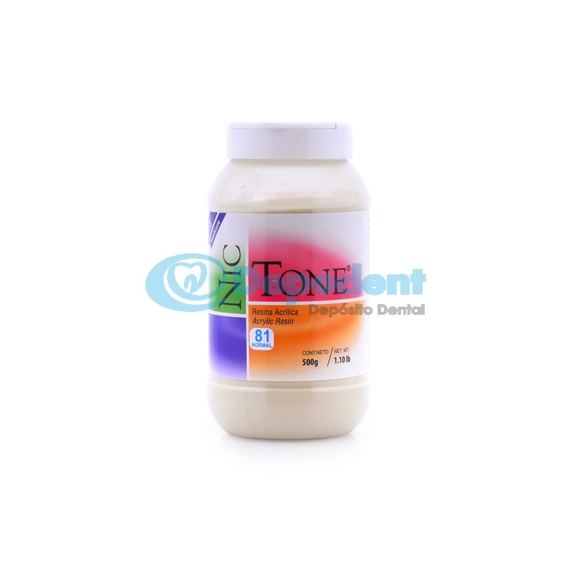 ACRILICO TERMOCURABLE COLOR 81 500 GR NIC TONE