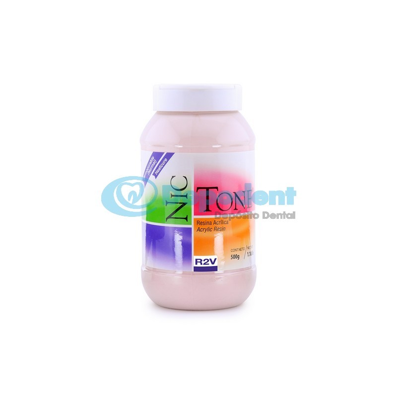 ACRILICO TERMOCURABLE COLOR R2V 500 GR NIC TONE