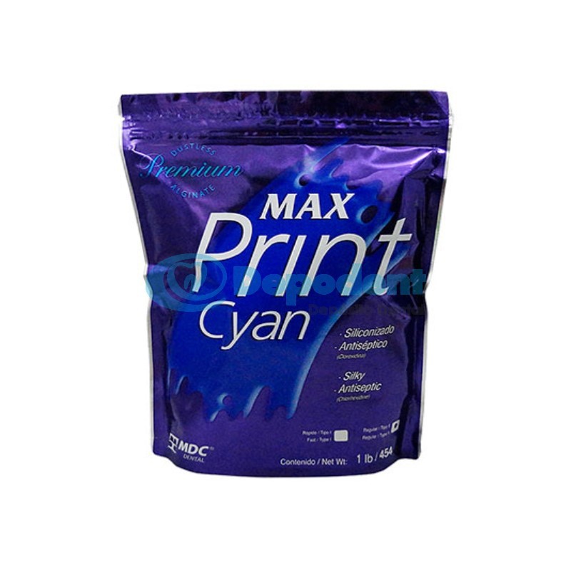 ALGINATO MAX PRINT CYAN 454 GR MDC