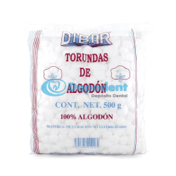 ALGODON TORUNDA 500 GR DIBAR