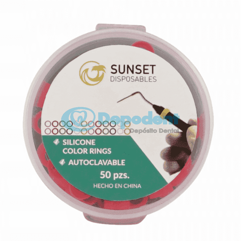 ANILLO CODIFICADOR NARANJA 50 PZAS SUNSET
