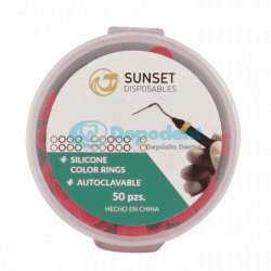 ANILLO CODIFICADOR NARANJA 50 PZAS SUNSET