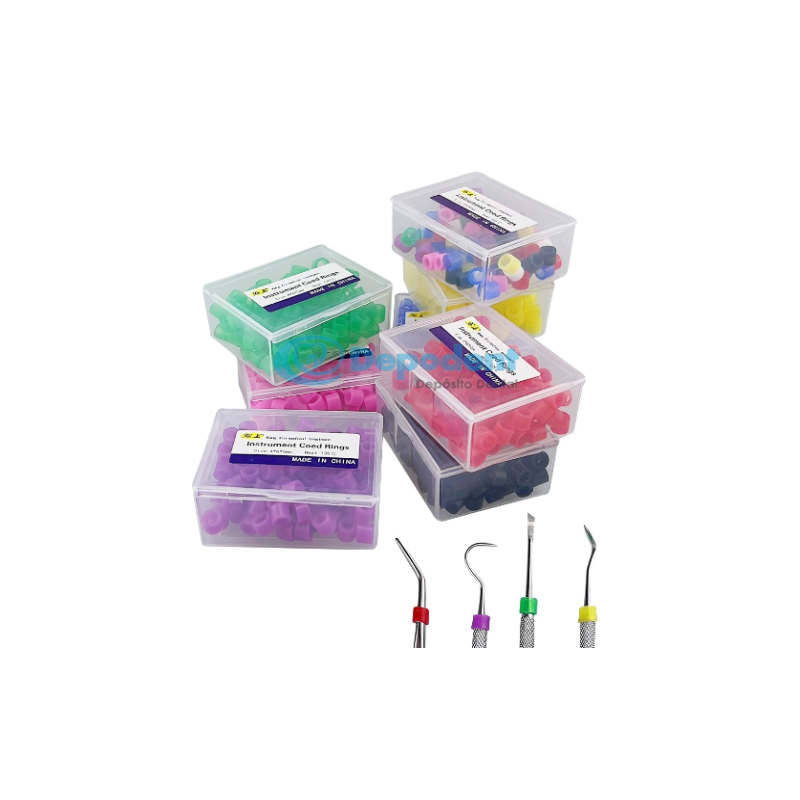 ANILLO CODIFICADOR NEGRO 100 PZAS GT DENTAL