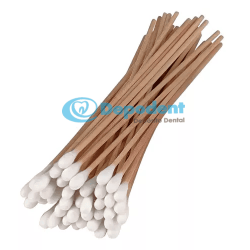 APLICADOR DE MADERA C/ ALGODON 100 PZAS AMBIDERM