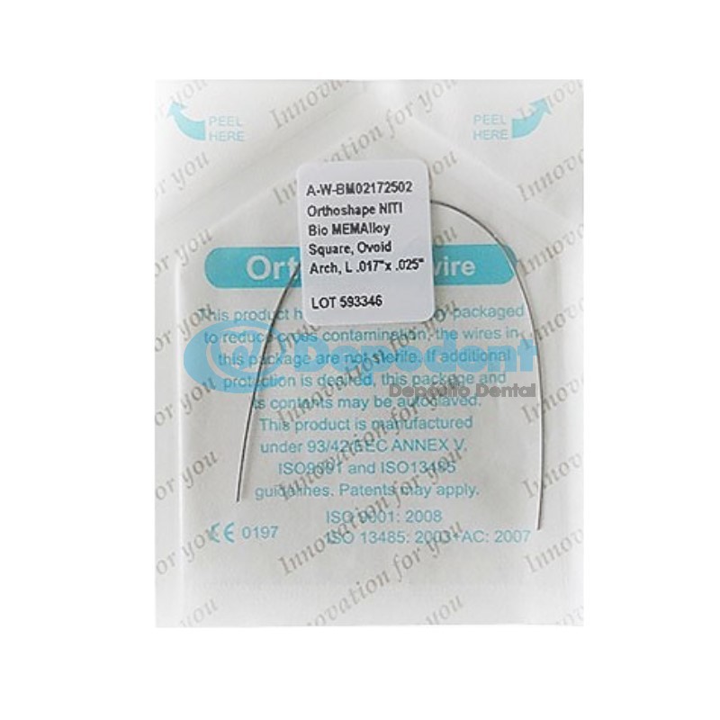 ARCO INFERIOR BIOMEMALLOY .021 X .025 BORGATTA