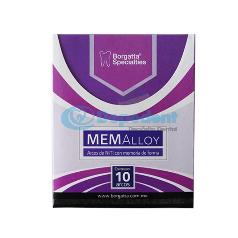 ARCO INFERIOR MEMALLOY .018 10 PZAS BORGATTA