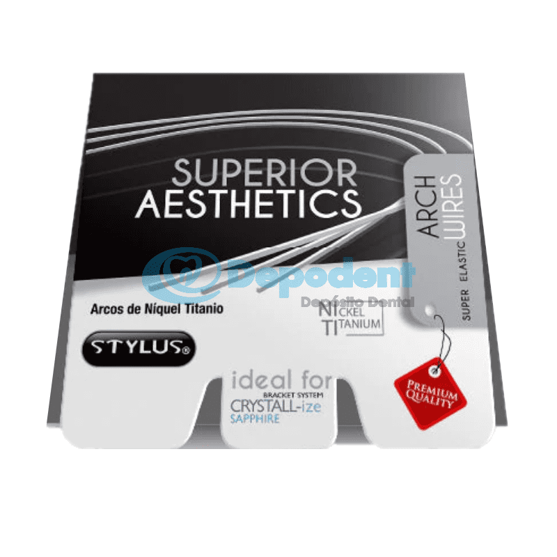 ARCO INFERIOR NITI AESTHETIC .017 X .025 10 PZAS STYLUS