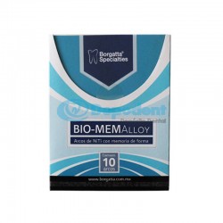 ARCO SUPERIOR BIOMEMALLOY .016 X .022 10 PZAS BORGATTA