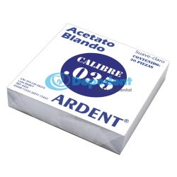 ACETATO SUAVE CAL .35 20 PZAS ARDENT