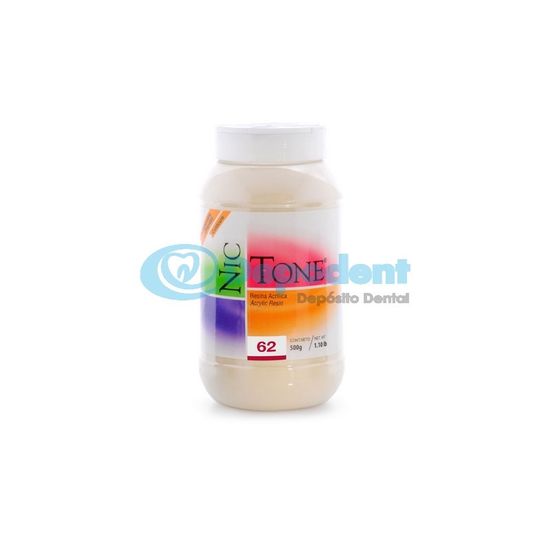 ACRILICO AUTOCURABLE COLOR 62 500 GR NIC TONE