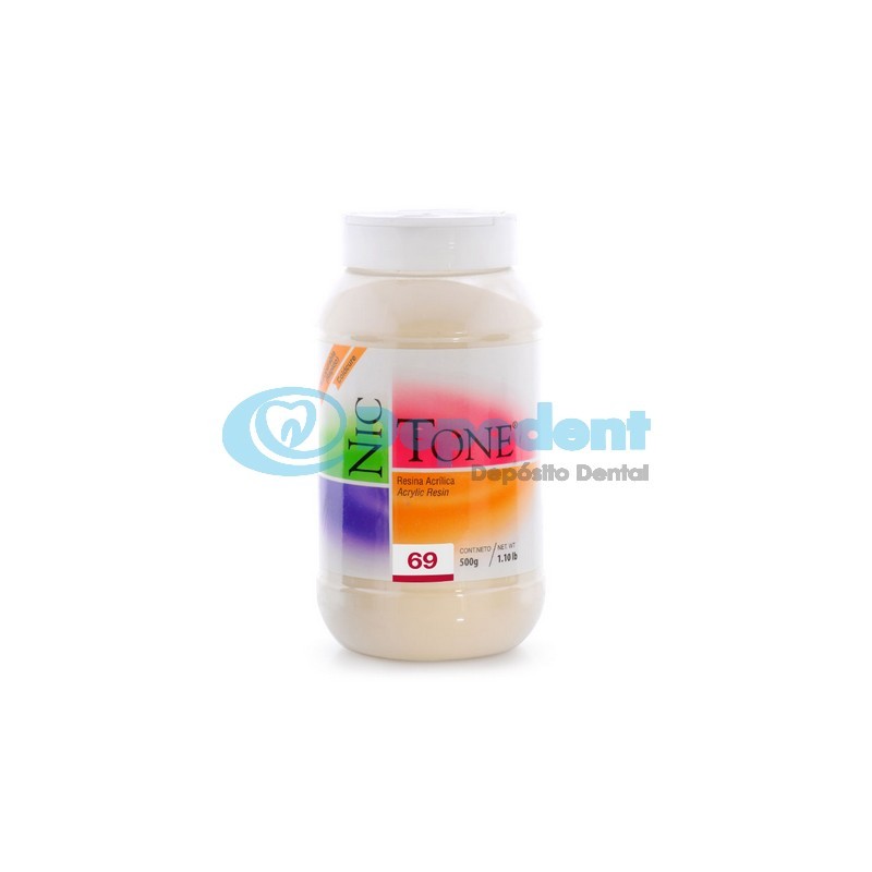 ACRILICO AUTOCURABLE COLOR 69 500 GR NIC TONE